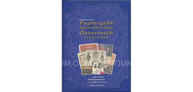 SPECIÁLNÍ KATAL. PAPÍROVÉ BANKOVKY (PAPIERGELD SPEZIALKATALOG ÖSTERREICH)